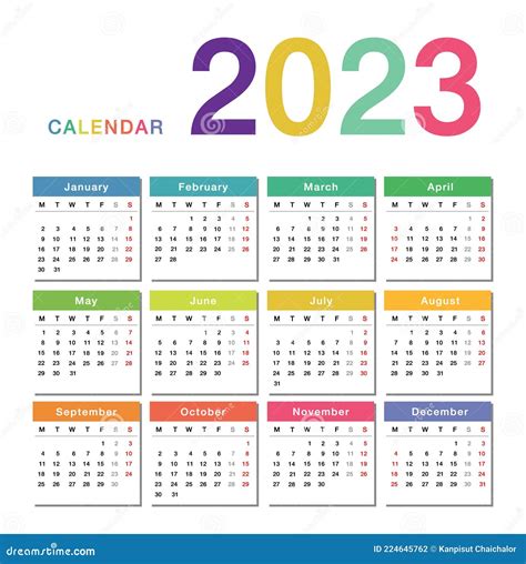 2023 日歷|2023年曆